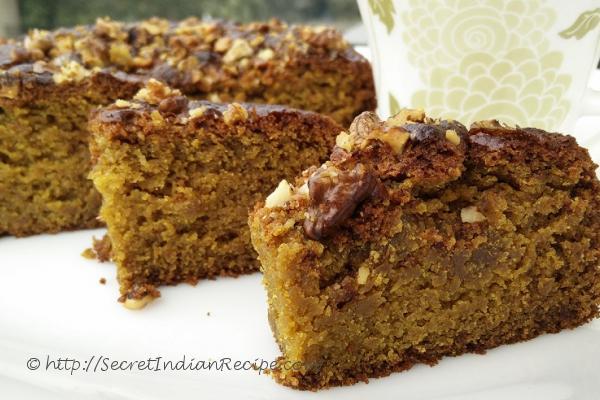 photo of Whole wheat jaggery cake