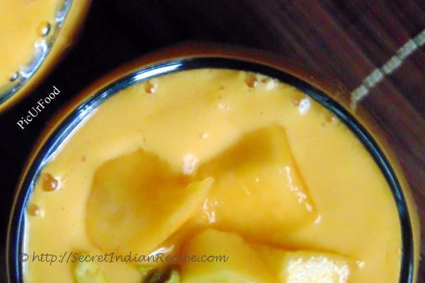 photo of mango lassi