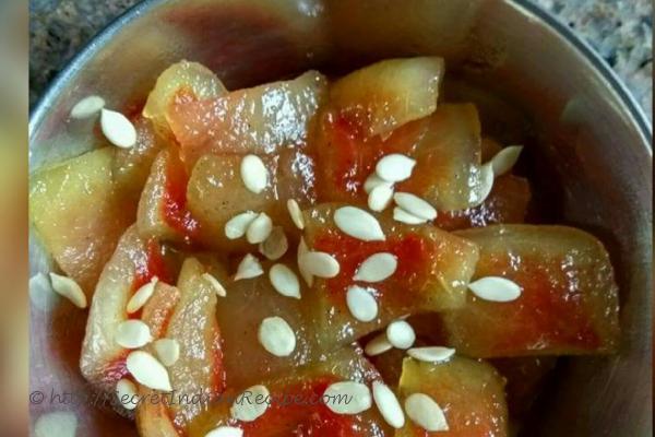 photo of Watermelon Rind Murabba
