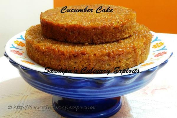 photo of Cucumber Cake / Dhondas