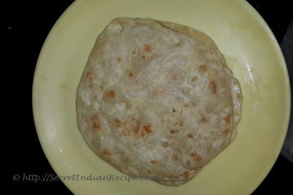 Maida paratha ready to eat