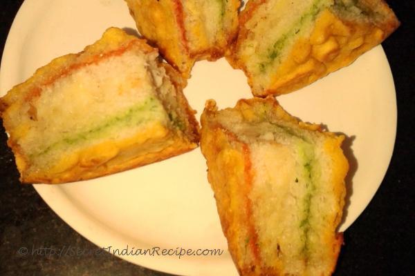 Tri-color sandwich