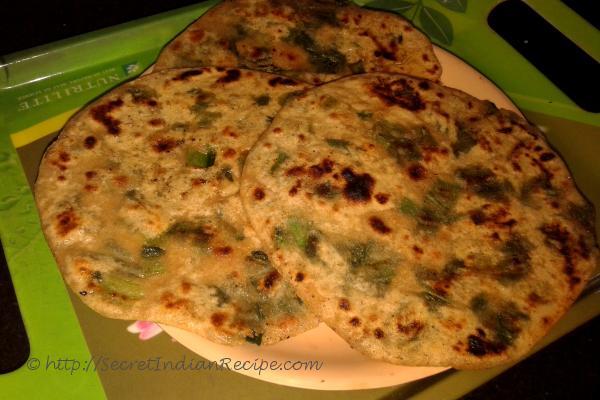 Spring Onion Paratha