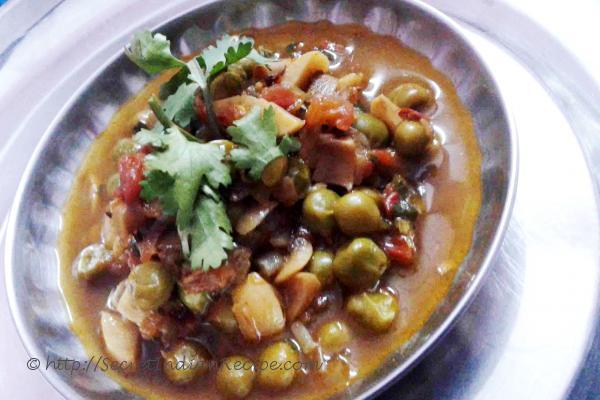 Picture of: Matar Mushroom ki Sabji