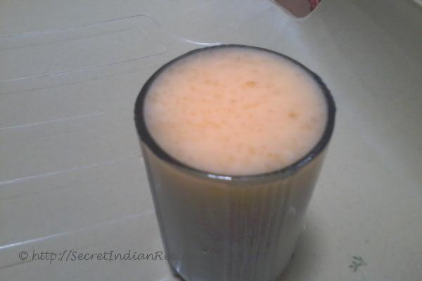 photo of paal sarbath/milk sarbath