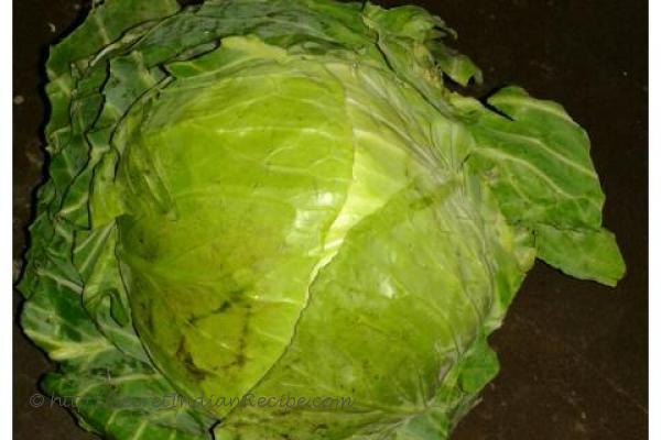 photo of chine badam diye bandhakopir shak (cabbage with potato and peanut )
