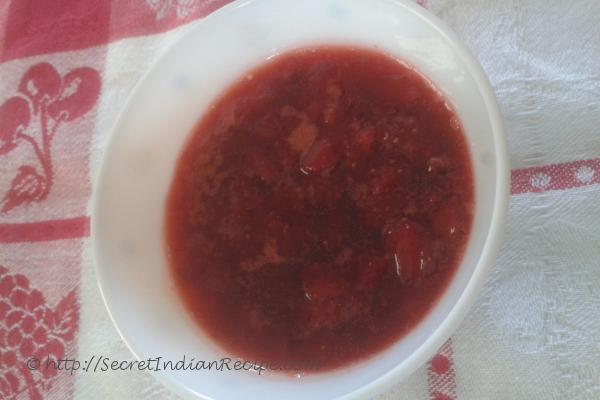 photo of Strawberry Murabba