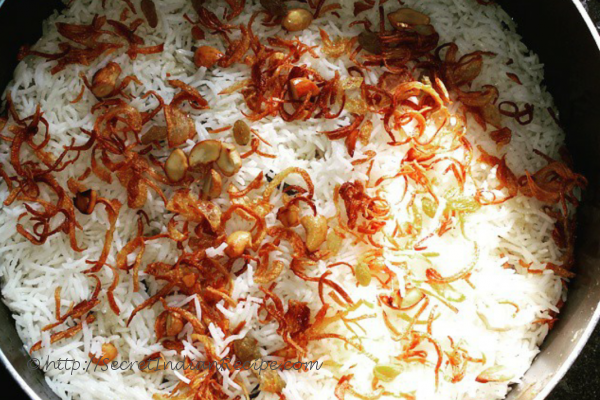 Final photo of my shahi biryani