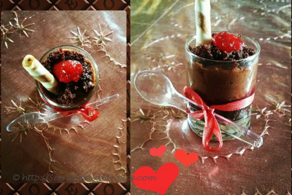 photo of chocolate overdose with a dash of strawberry!!