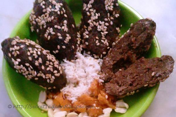 photo of finger millet peanut rolls