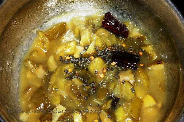 photo of instant mango pachadi