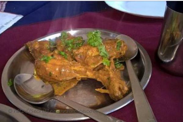 photo of bhang chicken at home