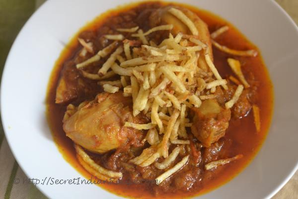 Picture of : Salli Murgh (Parsi chicken Curry)