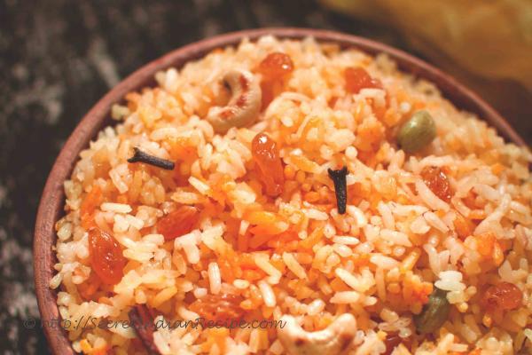 photo of himachali sweet saffron rice