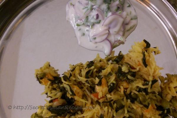 photo of methi pulao