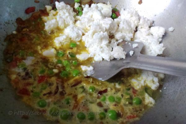 photo of paneer korma (mashed cottage cheese in creamy gravy)