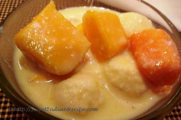Picture of: Mango Rasmalai
