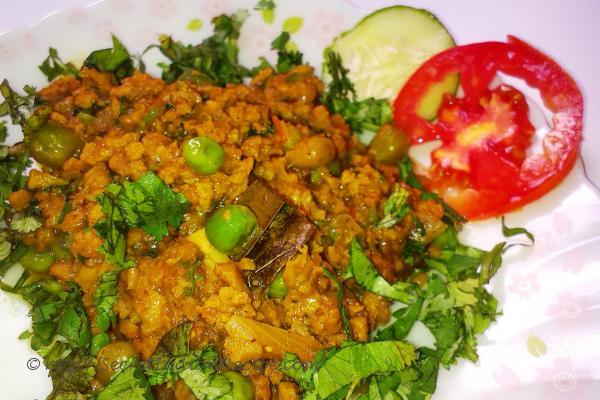 Soya Matar Keema