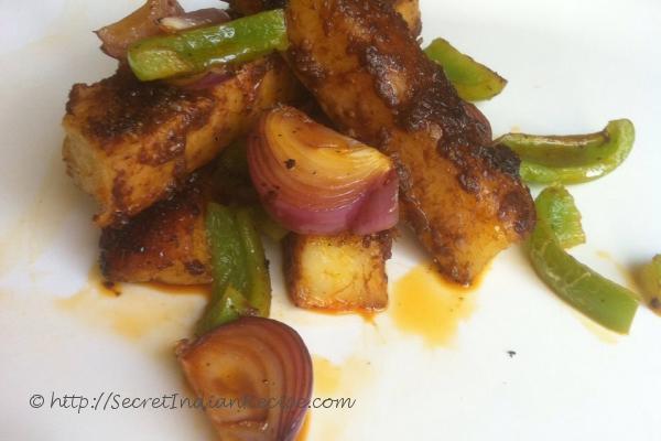 photo of pepper tawa panner