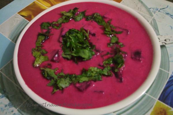 Picture of Chukandar Raita (Beetroot in Yogurt)