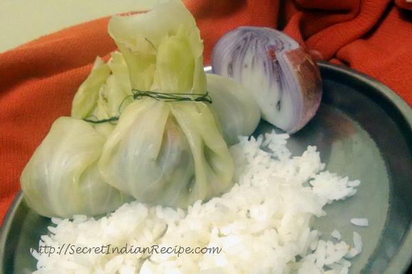 cabbage dumplings ( elle kosu kadubu)