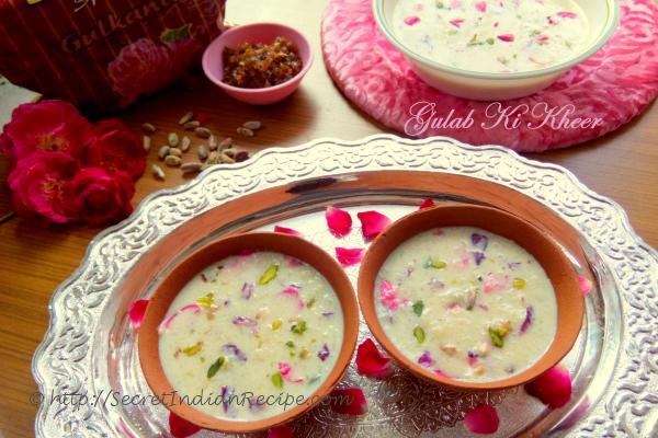 photo of gulab ki kheer / rose pudding recipe