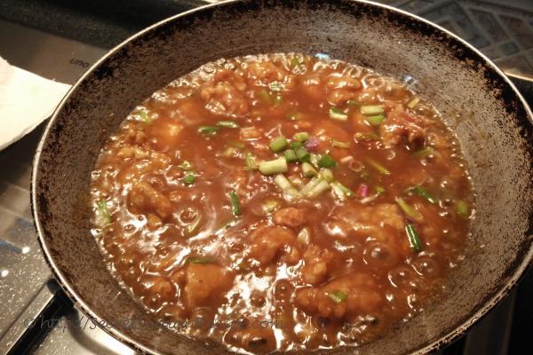 photo of rustic chicken manchurian