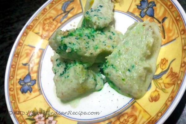 photo of bottle gourd ice-cream (lauki ice-cream)