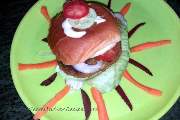 photo of Vegetable burger