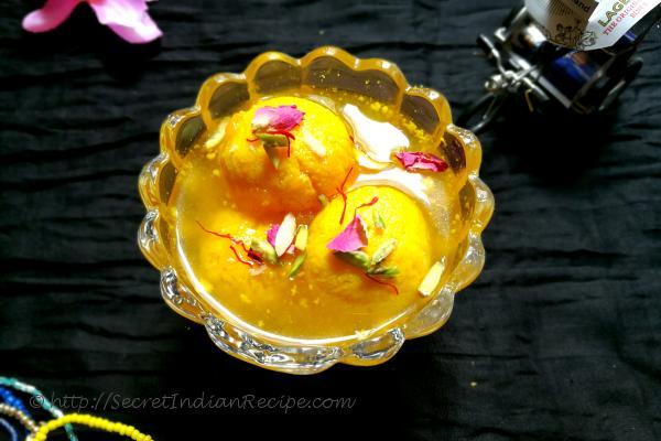 photo of mango rasgulla
