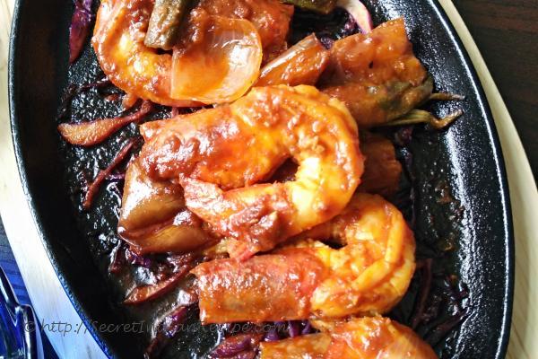 photo of prawns sizzler