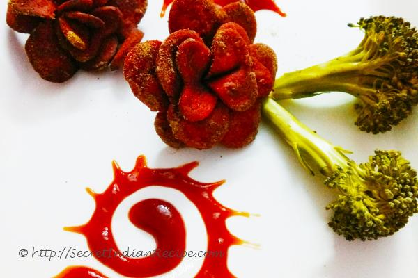 photo of jawar bajra beetroot mathri