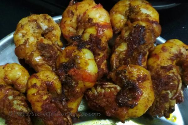 photo of fried tiger Prawns