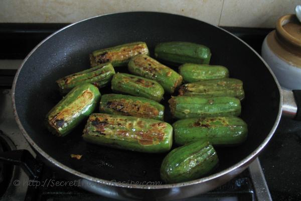 photo of Bara hua Turiya (Stuffed Ridge Gourd)