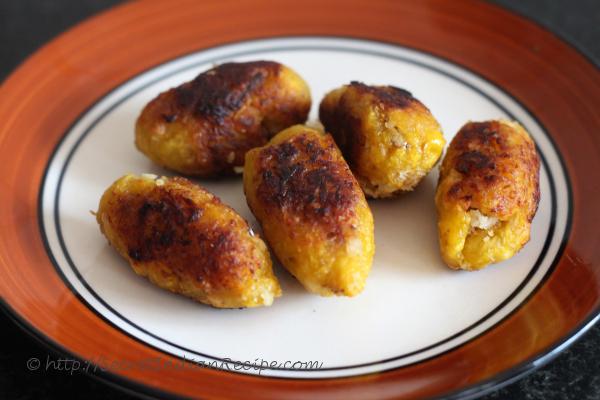 How to make Unnakaya (Stuffed Plantain Fritters) - Indian Recipes ...