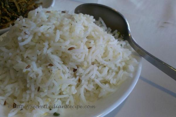 How to make Jeera Rice (Cumin flavored Basmati Rice) - Indian Recipes ...