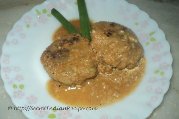 picture of Mutton keema tikia ( minced mutton tikia curry)