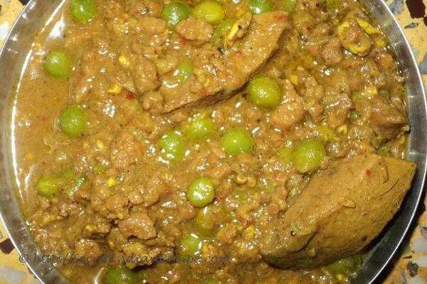 picture of Matar keema ( Minced mutton and pea curry)