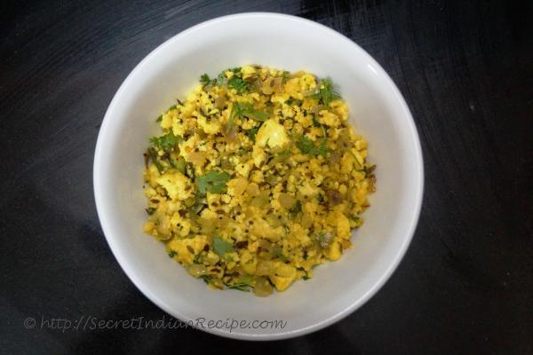 photo of paneer bhurji ( minced cottage chesse fry)