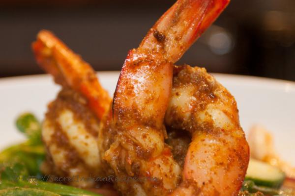 photo of parsi styled prawns