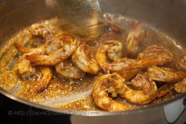 photo of parsi styled prawns