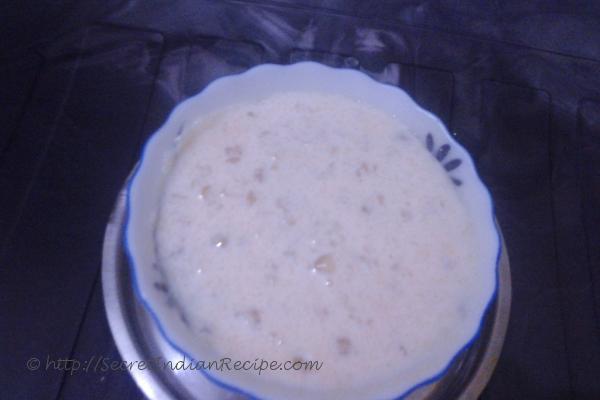 Sabudana rava kheer - Sago & Semolina dessert