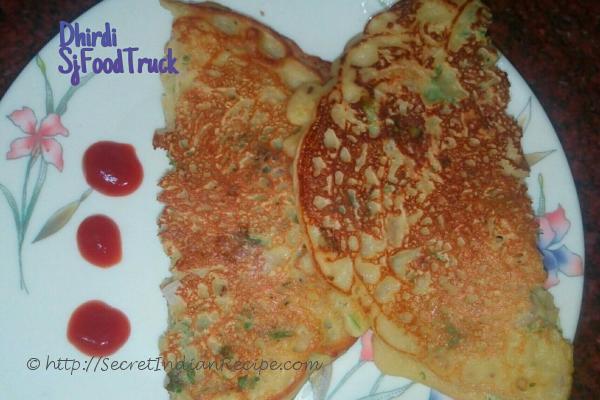 photo of dhirdi - indian spicy mix flour pancake