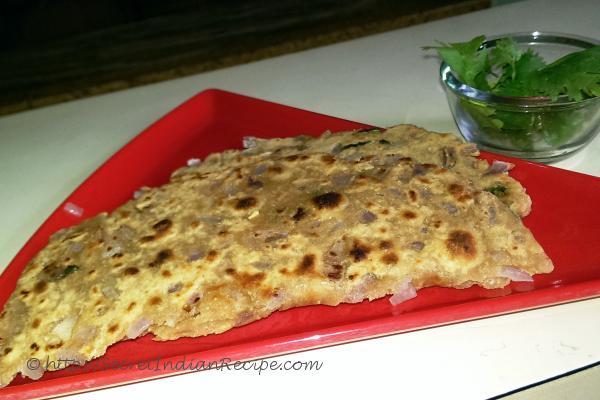 photo of pyaz ke parathe ( onion paratha)