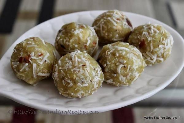 photo of sweet potato (shakkarkandi) laddu