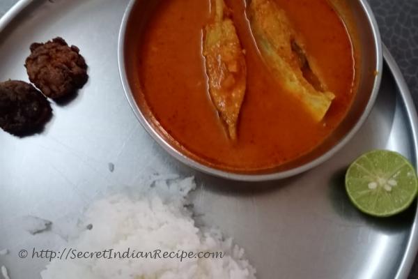 photo of marathi fish curry