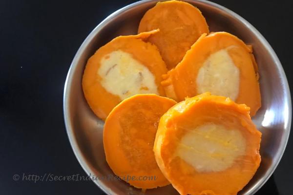 photo of stuffed mango kulfi