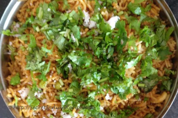 photo of masala bhat (masale bhaat)