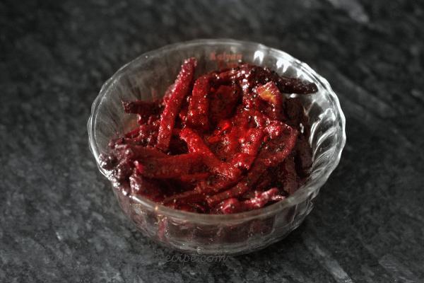 photo of beetroot pickle