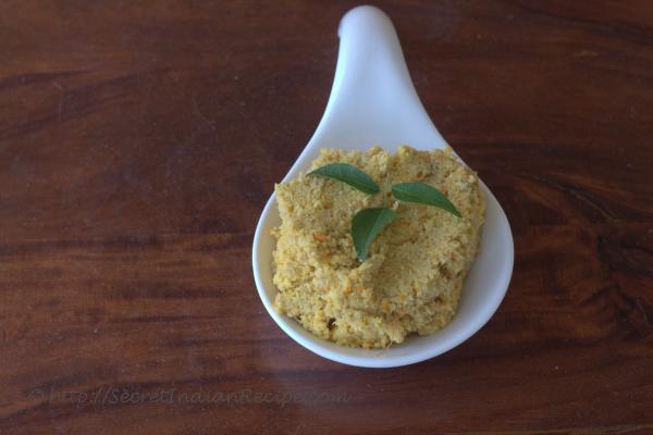 photo of carrot chutney